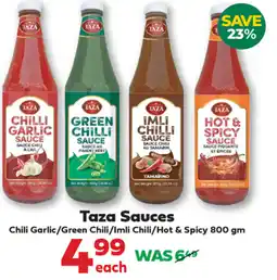 Iqbal Foods Taza Sauces offer
