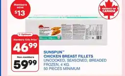 Wholesale Club CHICKEN BREAST FILLETS offer