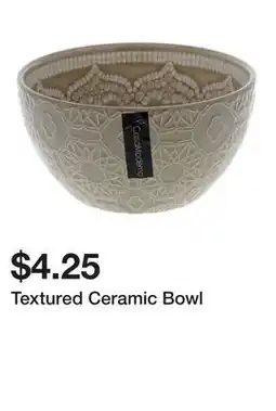 Dollarama Textured Ceramic Bowl offer