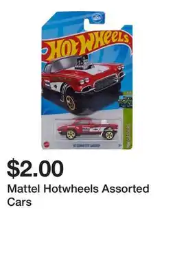 Dollarama Mattel Hotwheels Assorted Cars offer