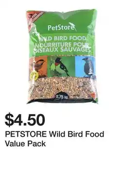 Dollarama PETSTORE Wild Bird Food Value Pack offer