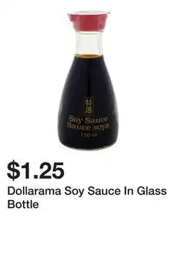 Dollarama Dollarama Soy Sauce In Glass Bottle offer