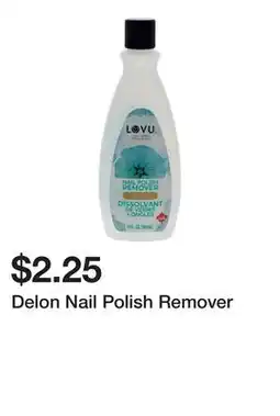 Dollarama Delon Nail Polish Remover offer