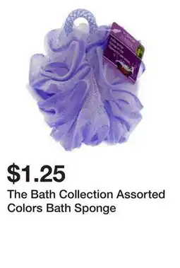 Dollarama The Bath Collection Assorted Colors Bath Sponge offer