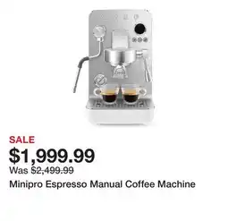 TSC Stores Minipro Espresso Manual Coffee Machine offer