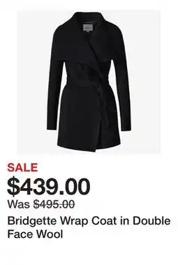 TSC Stores Bridgette Wrap Coat in Double Face Wool offer