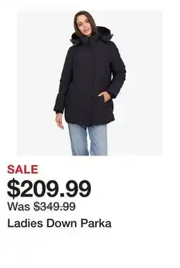 TSC Stores Ladies Down Parka offer