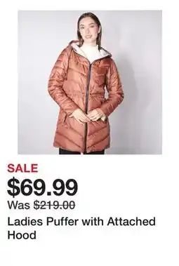TSC Stores Ladies Puffer with Attached Hood offer