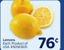 Walmart Lemons offer