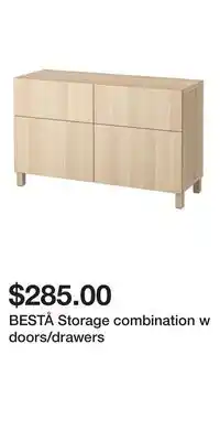 IKEA BESTÅ Storage combination w doors/drawers offer
