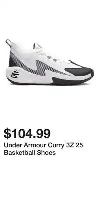 Sport Chek Under Armour Curry 3Z 25 Basketball Shoes offer