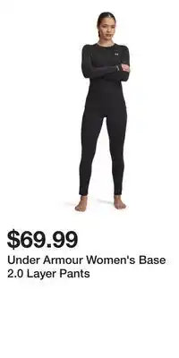 Sport Chek Under Armour Women's Base 2.0 Layer Pants offer