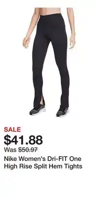 Sport Chek Nike Women's Dri-FIT One High Rise Split Hem Tights offer
