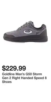 Sport Chek Goldline Men's G50 Storm Gen 2 Right Handed Speed 8 Shoes offer