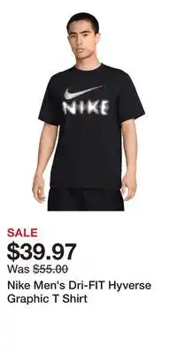 Sport Chek Nike Men's Dri-FIT Hyverse Graphic T Shirt offer