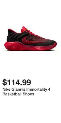 Sport Chek Nike Giannis Immortality 4 Basketball Shoes offer