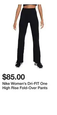 Sport Chek Nike Women's Dri-FIT One High Rise Fold-Over Pants offer