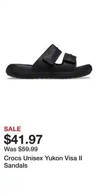 Sport Chek Crocs Unisex Yukon Visa II Sandals offer