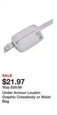 Sport Chek Under Armour Loudon Graphic Crossbody or Waist Bag offer
