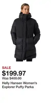 Sport Chek Helly Hansen Women's Explorer Puffy Parka offer
