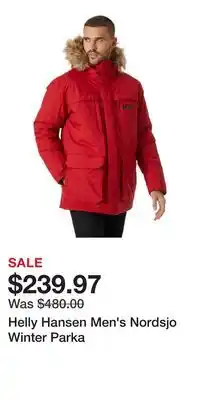 Sport Chek Helly Hansen Men's Nordsjo Winter Parka offer