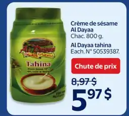 Walmart Crème de sésame Al Dayaa offer