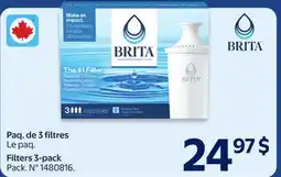 Walmart Paq. de 3 filtres offer