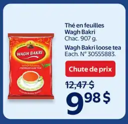Walmart Thé en feuilles Wagh Bakri offer