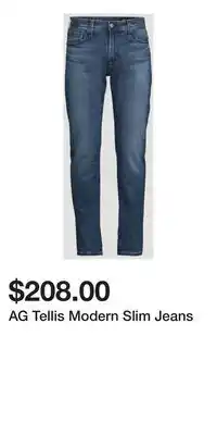 Holt Renfrew AG Tellis Modern Slim Jeans offer