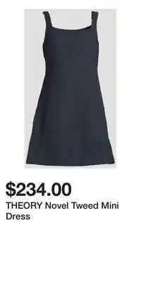 Holt Renfrew THEORY Novel Tweed Mini Dress offer