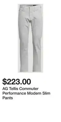 Holt Renfrew AG Tellis Commuter Performance Modern Slim Pants offer