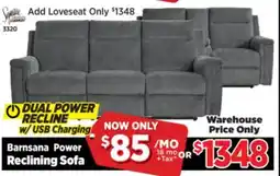 Surplus Furniture Barnsana Power Reclining Sofa offer