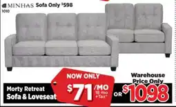 Surplus Furniture Morty Retreat Granite Sofa & Loveseat offer