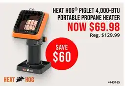 Cabela's HEAT HOG PIGLET 4, 000-BTU PORTABLE PROPANE HEATER offer
