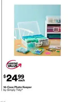 Michaels 16-Case Photo Keeper by Simply Tidy offer