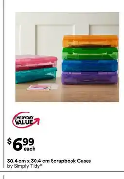 Michaels 30.4 cm x 30.4 cm Scrapbook Cases by Simply Tidy offer