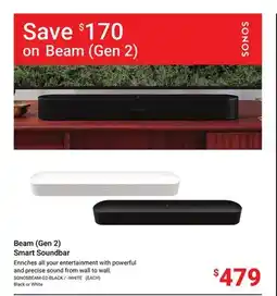 Visions Electronics Beam (Gen 2) Smart Soundbar offer