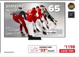 Visions Electronics Samsung Neo QLED 4K 65 QN80F Smart TV offer
