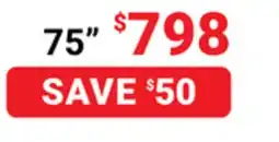 Visions Electronics LG UHD TV AI ThinQ 75 UA70 4K Smart TV offer