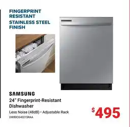 Visions Electronics 24 Fingerprint-Resistant Dishwasher offer