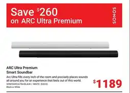 Visions Electronics ARC Ultra Premium Smart Soundbar offer