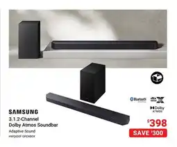 Visions Electronics Samsung 3.1. 2-Channel Dolby Atmos Soundbar offer