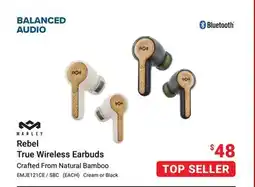 Visions Electronics MARLEY Rebel True Wireless Earbuds offer