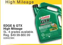 PartSource Castrol EDGE & GTX High Mileage offer