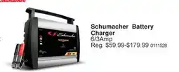 PartSource Schumacher Battery Charger 6/3Amp offer