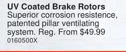 PartSource Brembo UV Coated Brake Rotors offer