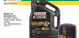 PartSource Castrol EDGE Full Synthetic Oil offer
