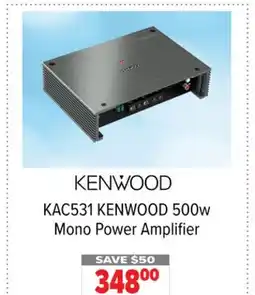 2001 Audio Video KAC531 KENWOOD 500w Mono Power Amplifier offer