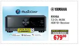 2001 Audio Video RXV6A YAMAHA 7.2-Ch. 4K/8K HDR 10+ Receiver offer