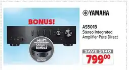 2001 Audio Video AS501B Stereo Integrated Amplifier Pure Direct offer